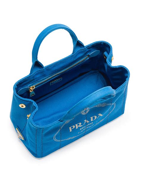 canvas bag prada|prada cobalt blue tote.